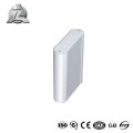Caja electrónica de aluminio blanco, caja de metal, diseño, alta precisión.